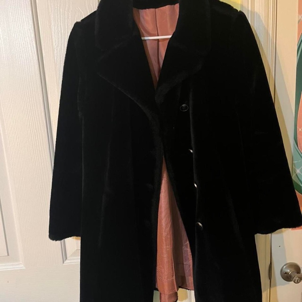 Vintage Faux Fur Evening Coat